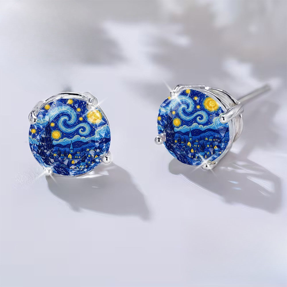 Starry Night Stud Earrings