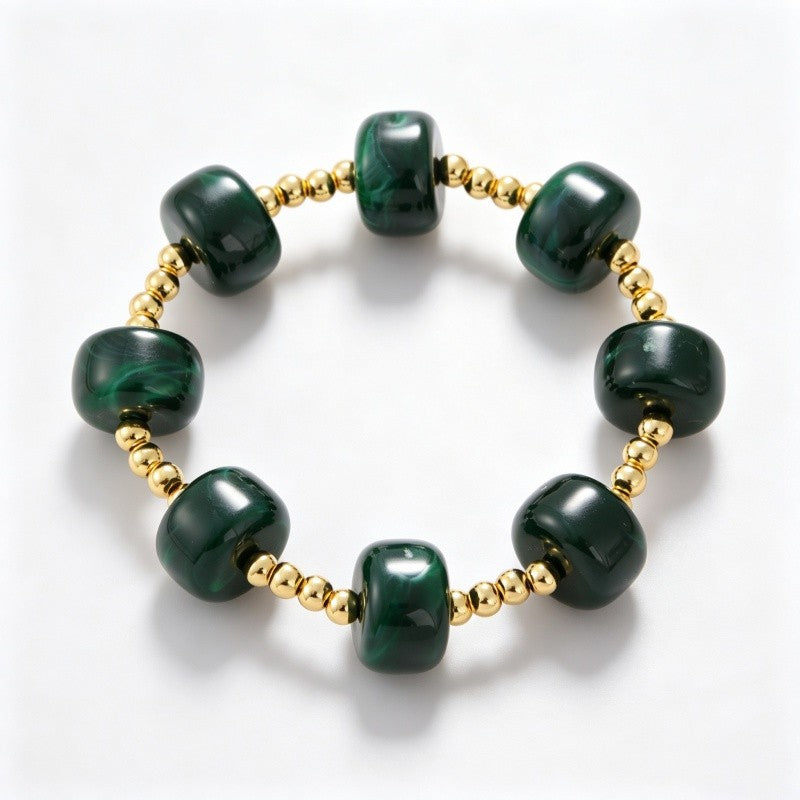 Multicolor Beaded Stretch Bracelet Set
