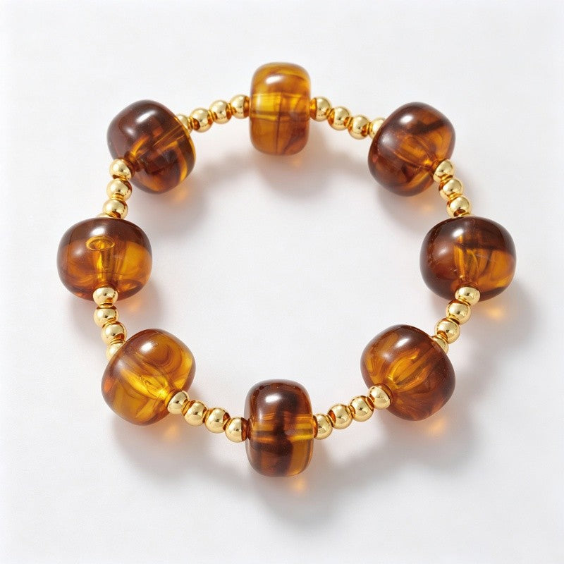 Multicolor Beaded Stretch Bracelet Set