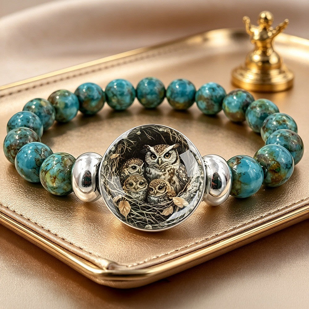 Owl Family Beaded Bracelet