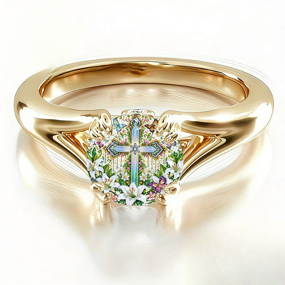 Lily & Cross Statement Ring