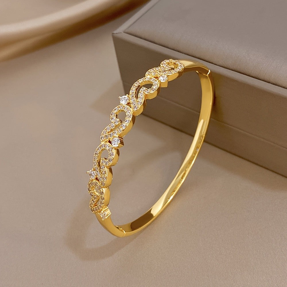 Crystal Cloud Link Bracelet