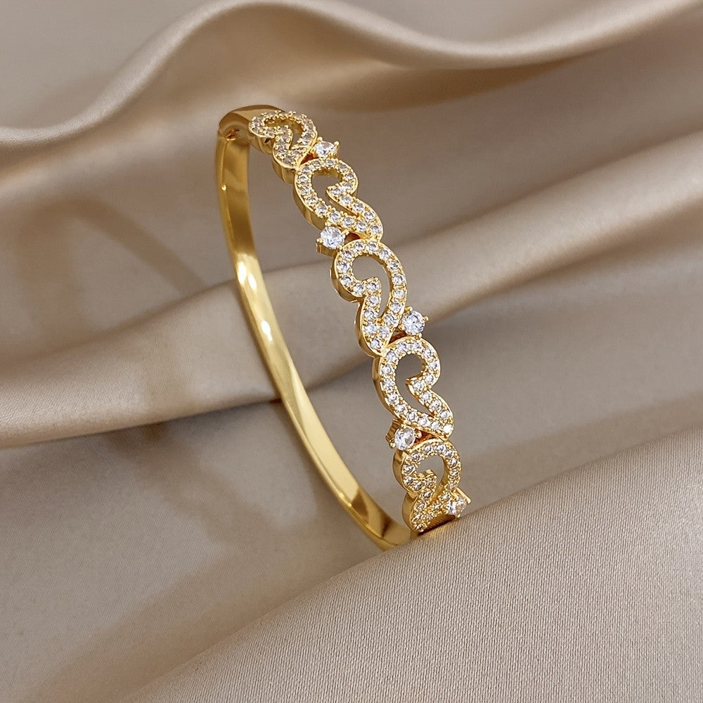 Crystal Cloud Link Bracelet