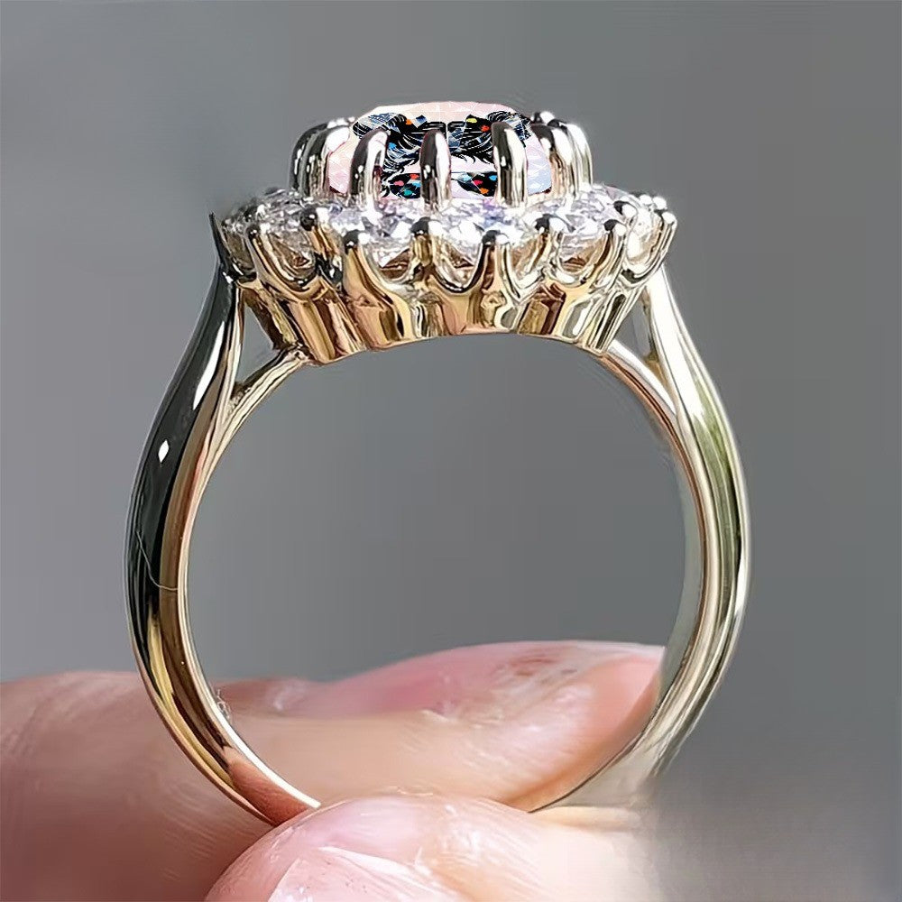 Double Bun Girl Statement Ring