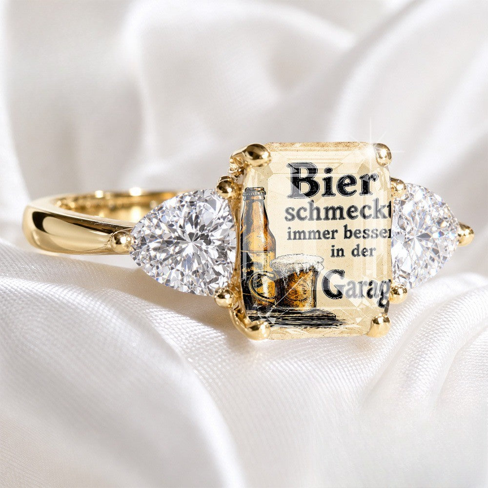 Beer Bottle Statement Ring