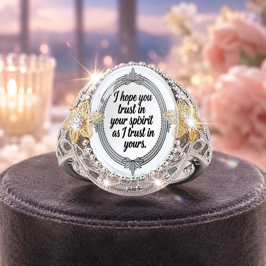 Trust In Your Spirit Floral Ring