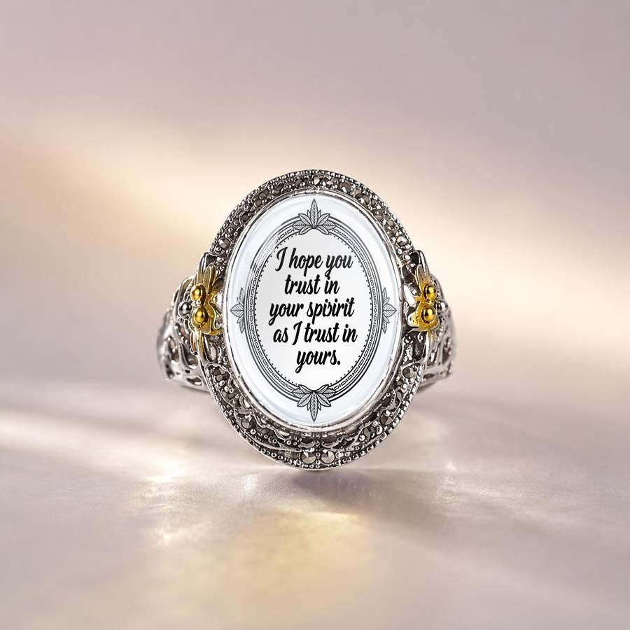 Trust In Your Spirit Floral Ring