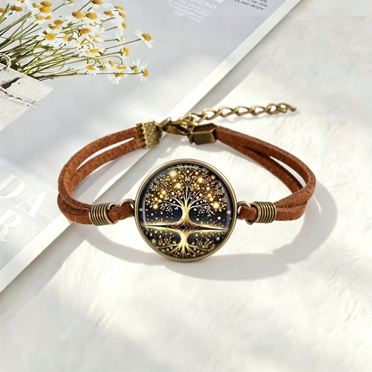 Tree of Life Leather Bracelet