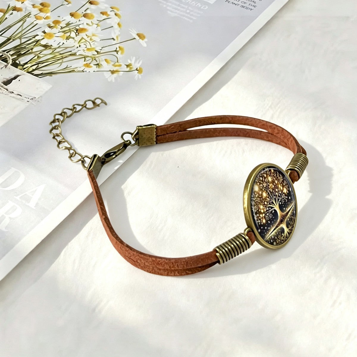 Tree of Life Leather Bracelet