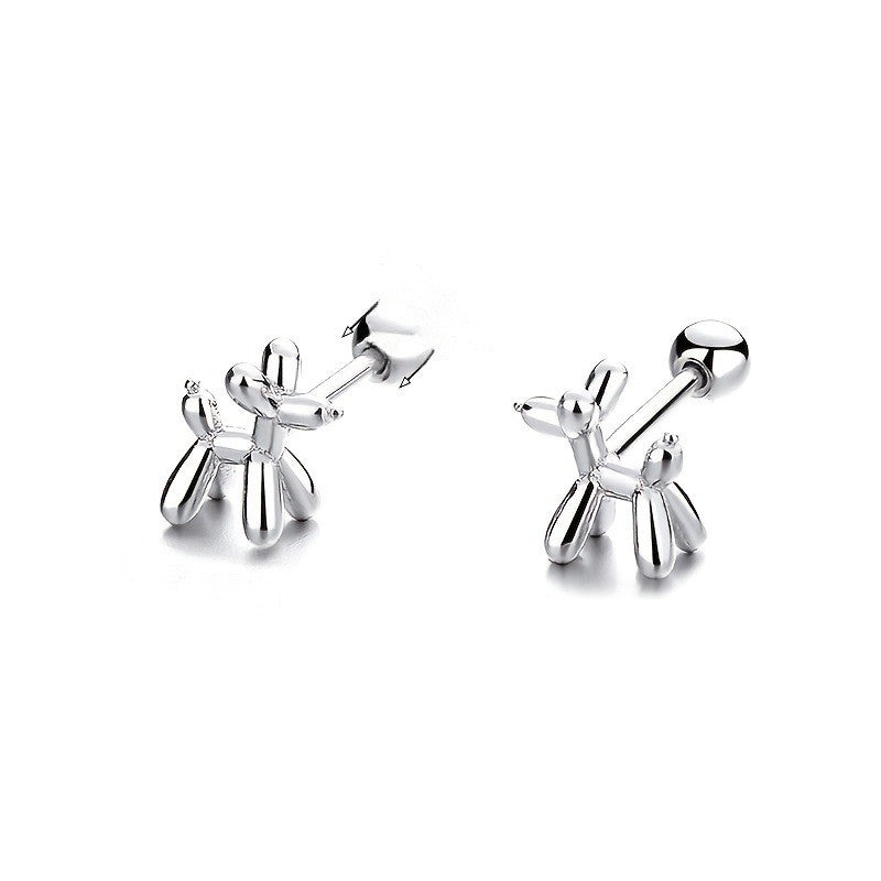 Balloon Puppy Stud Earrings