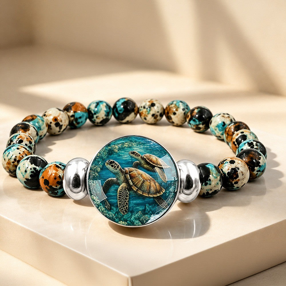 Sea Turtle Bead Bracelet