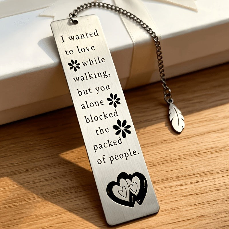 Engraved Heart Bookmark