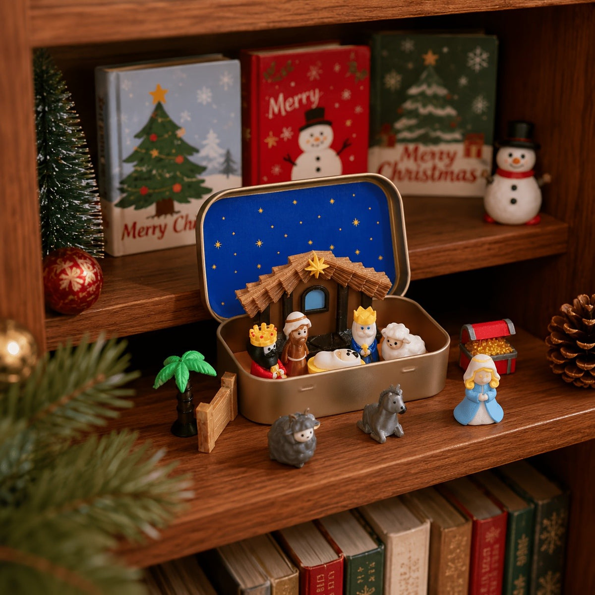 Mini Nativity Scene Set