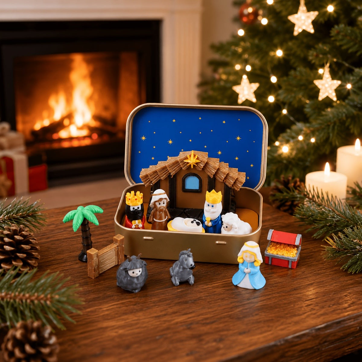 Mini Nativity Scene Set