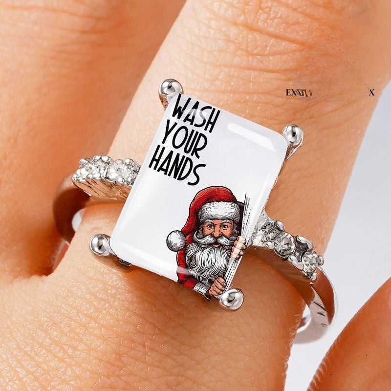 Santa Claus Wash Your Hands Ring