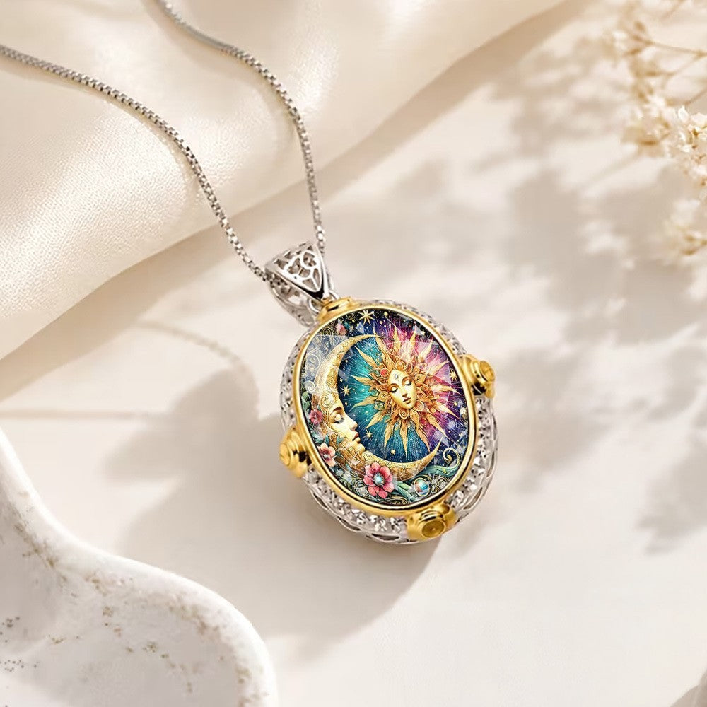 Sun & Moon Pendant Necklace