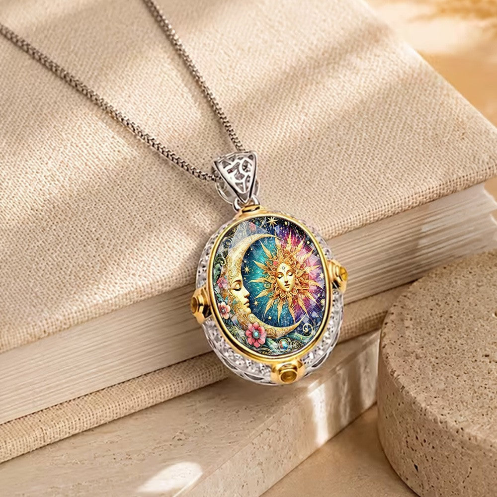 Sun & Moon Pendant Necklace