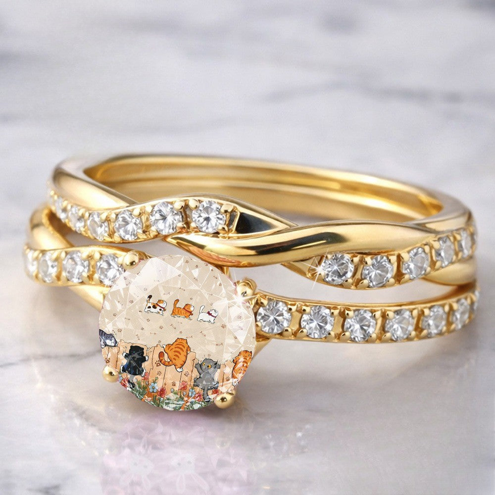 Twisted Cat Garden Ring