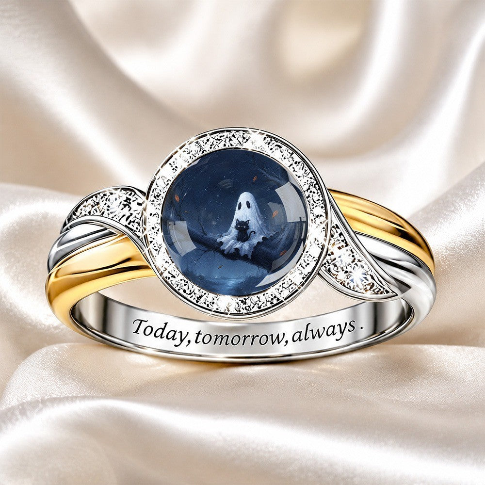 Ghost Cabochon Ring