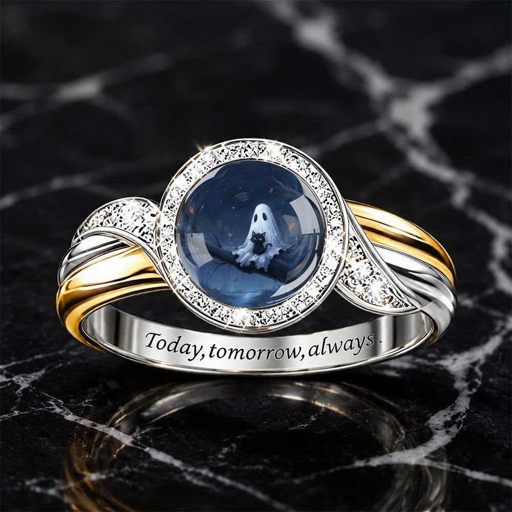 Ghost Cabochon Ring