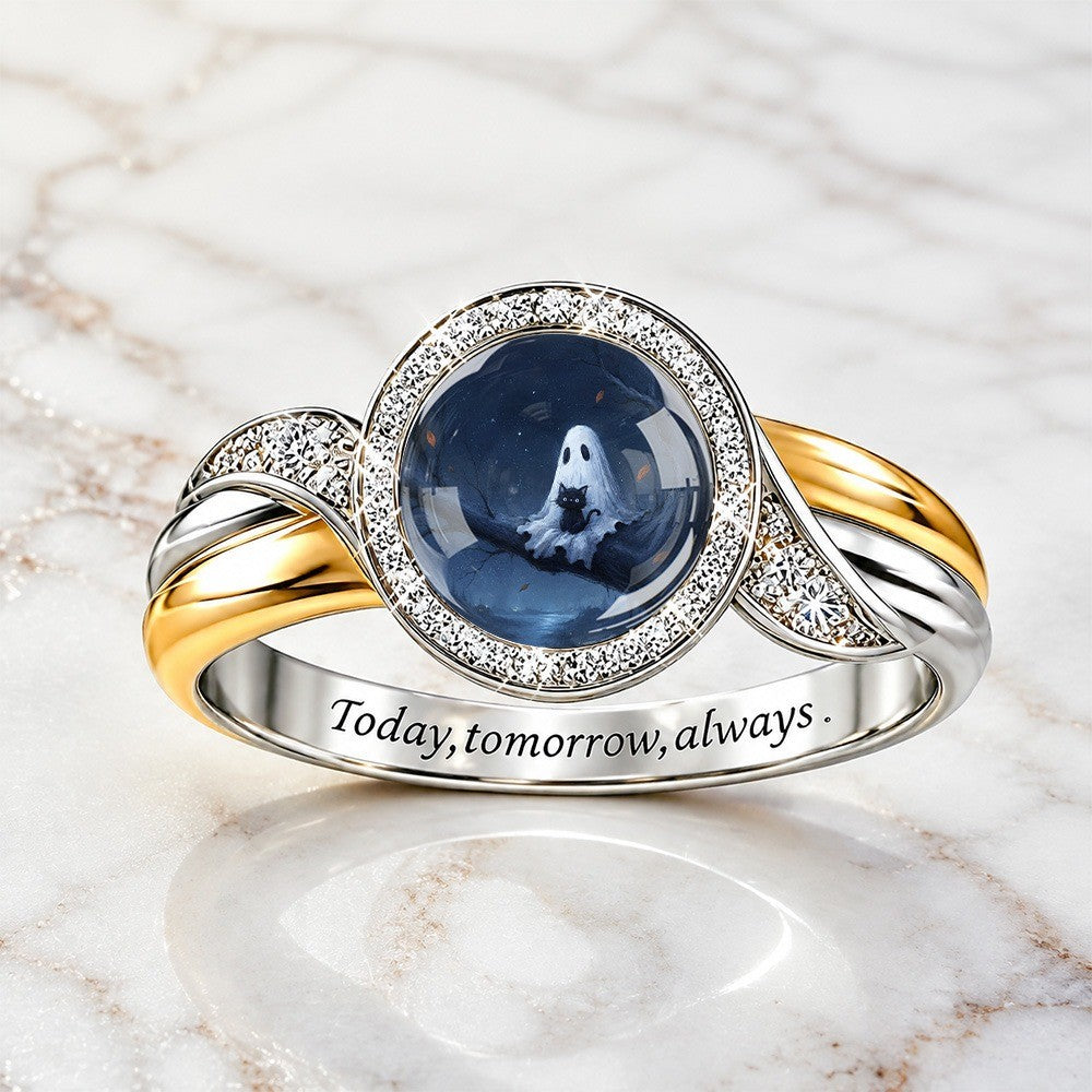 Ghost Cabochon Ring