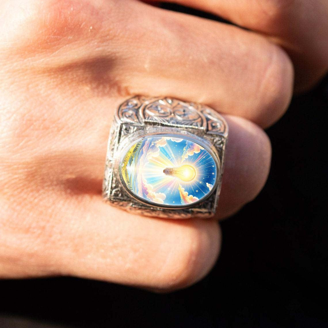 Illuminated Landscape Ring