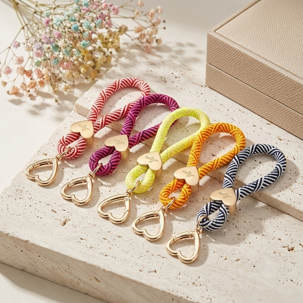Heart Rope Keychain