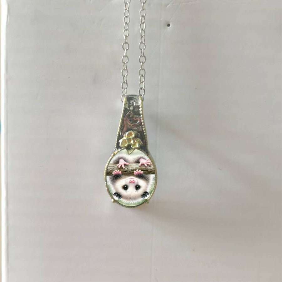 Opossum Pendant Necklace