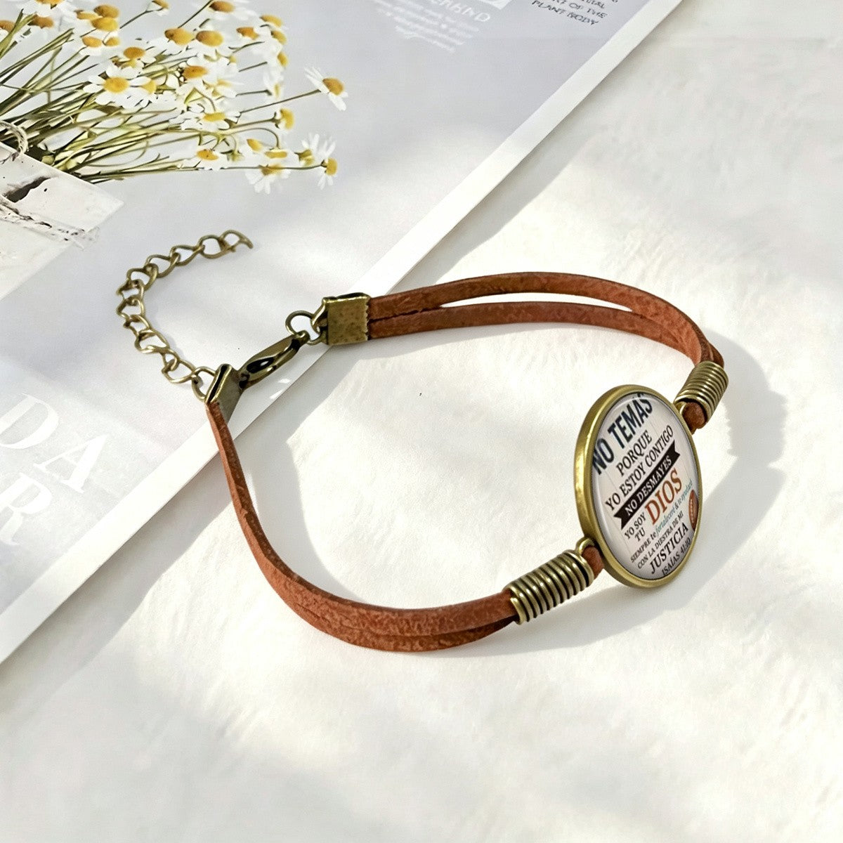 No Temas Spanish Scripture Bracelet