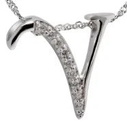 Crystal Initial D Necklace