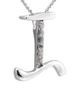 Crystal Initial D Necklace
