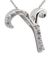 Crystal Initial D Necklace