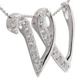 Crystal Initial D Necklace