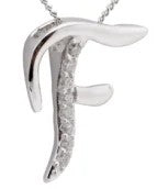 Crystal Initial D Necklace
