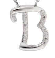 Crystal Initial D Necklace