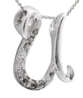 Crystal Initial D Necklace