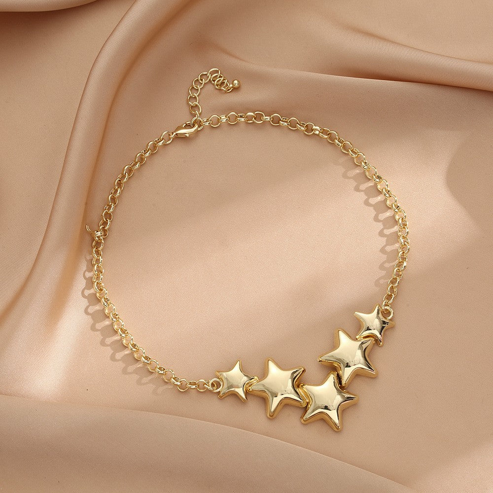 Five Star Charm Necklace
