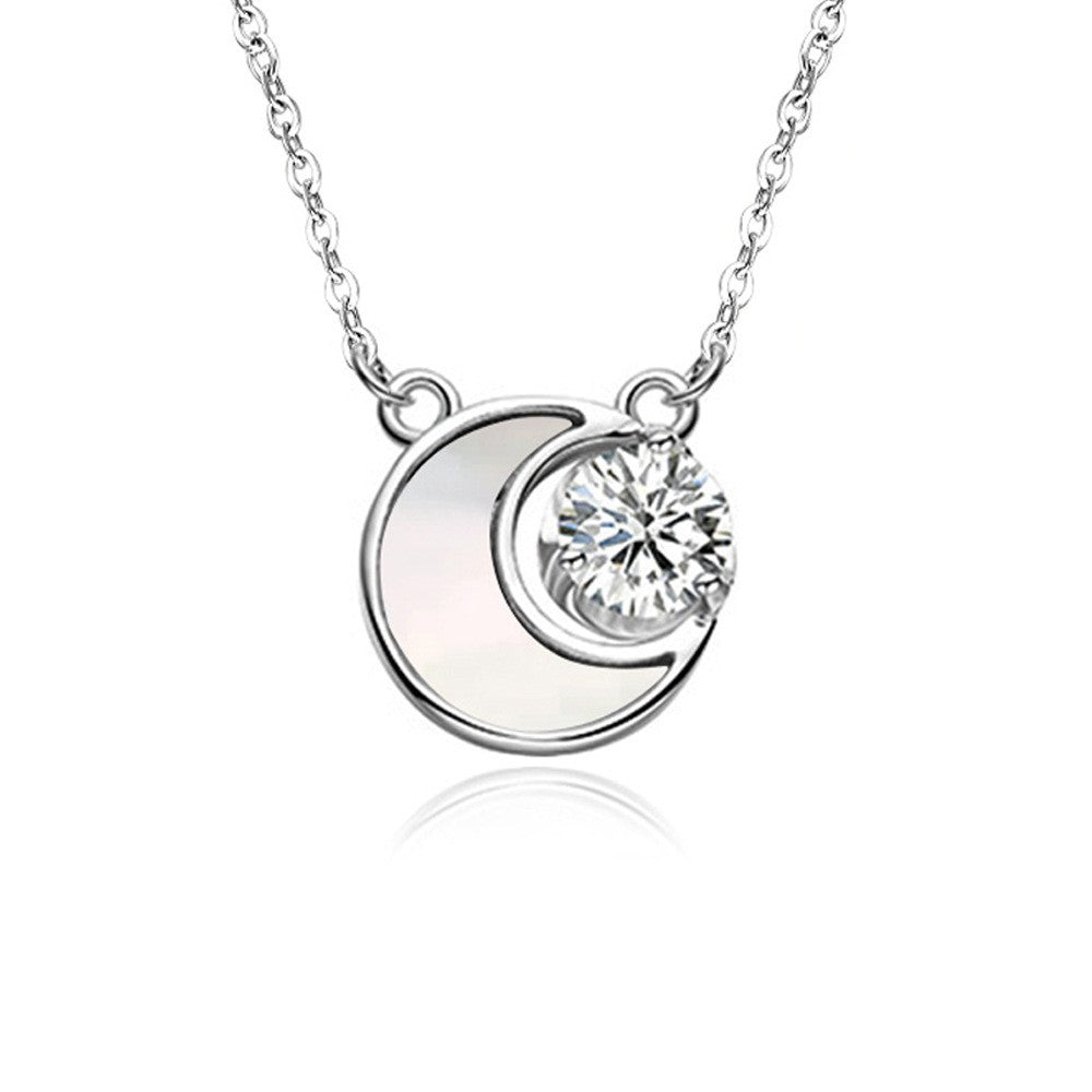 Crescent Moon & Crystal Jewelry Set