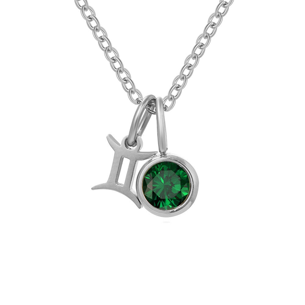 Zodiac Birthstone Necklace