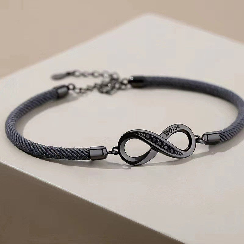 Infinity Woven Cord Bracelet Set