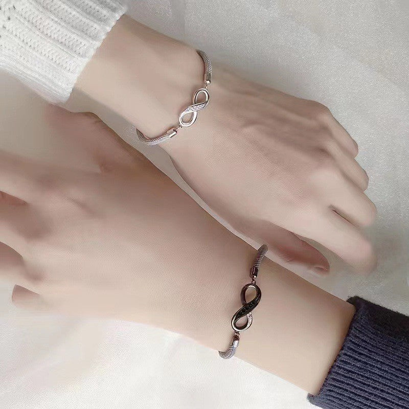 Infinity Woven Cord Bracelet Set