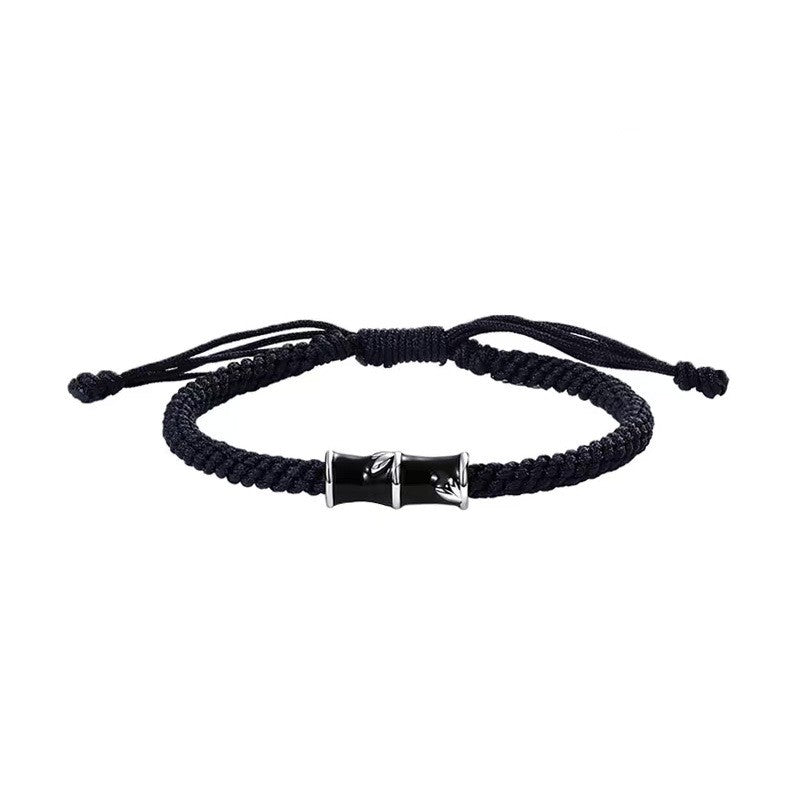 Bamboo Segment Braided Bracelet Set