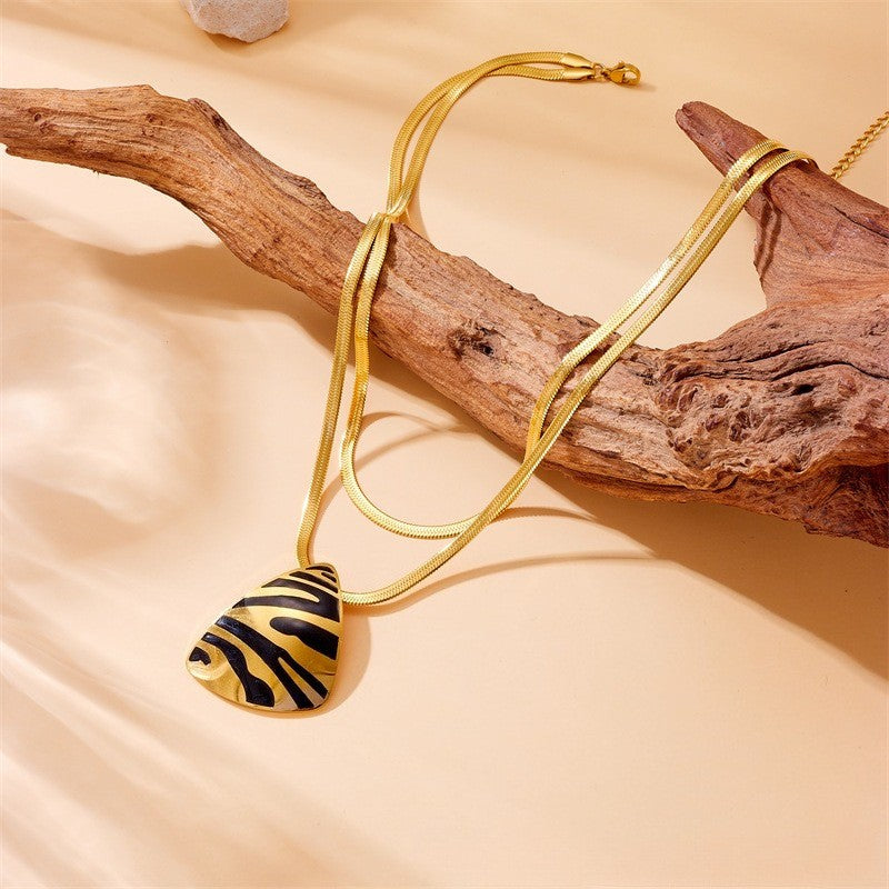 Leopard Print Teardrop Jewelry Set