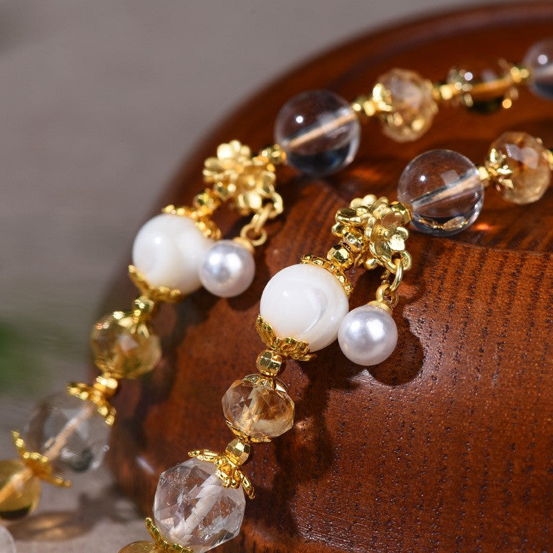 Blue Eye Beaded Necklace