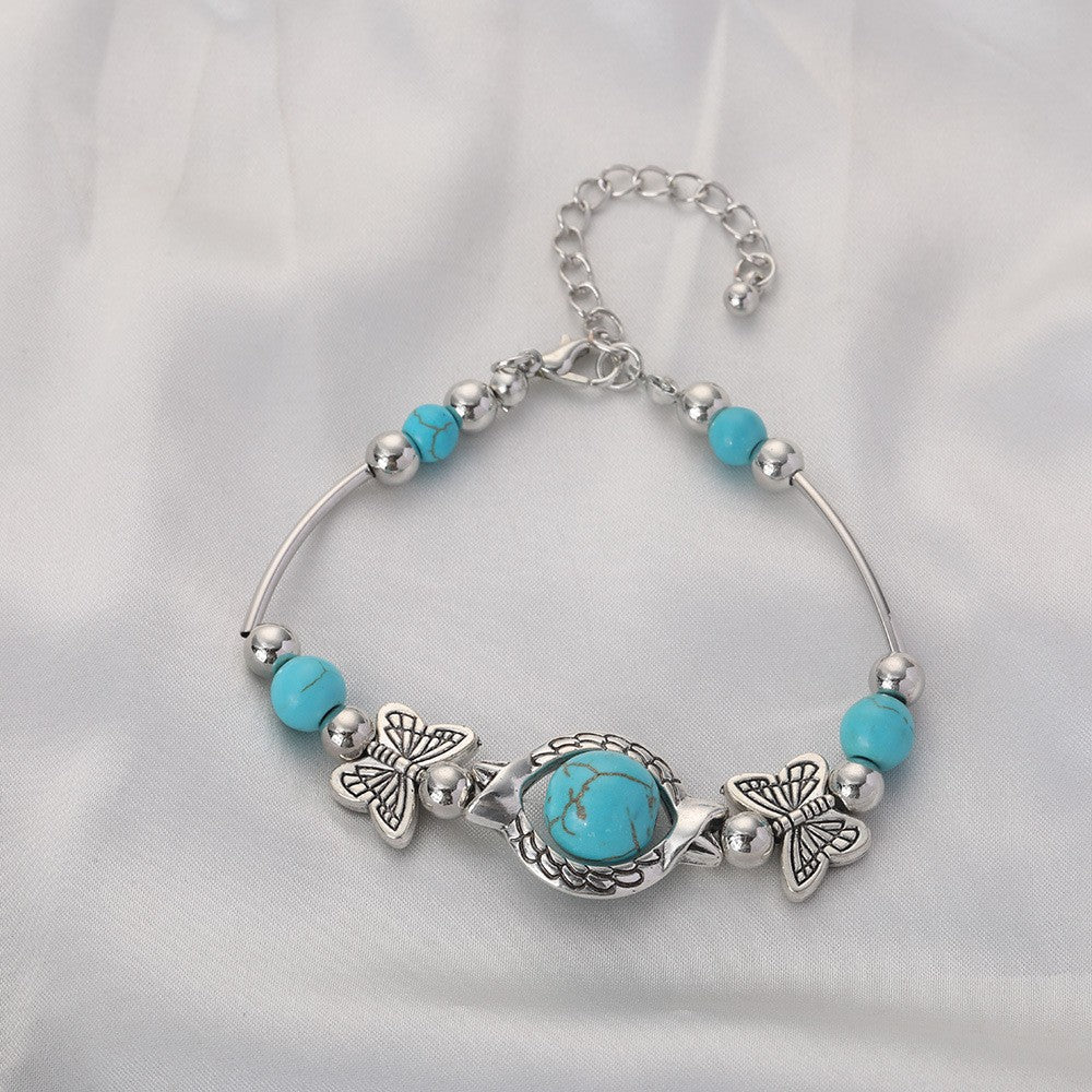 Turquoise Butterfly Bracelet