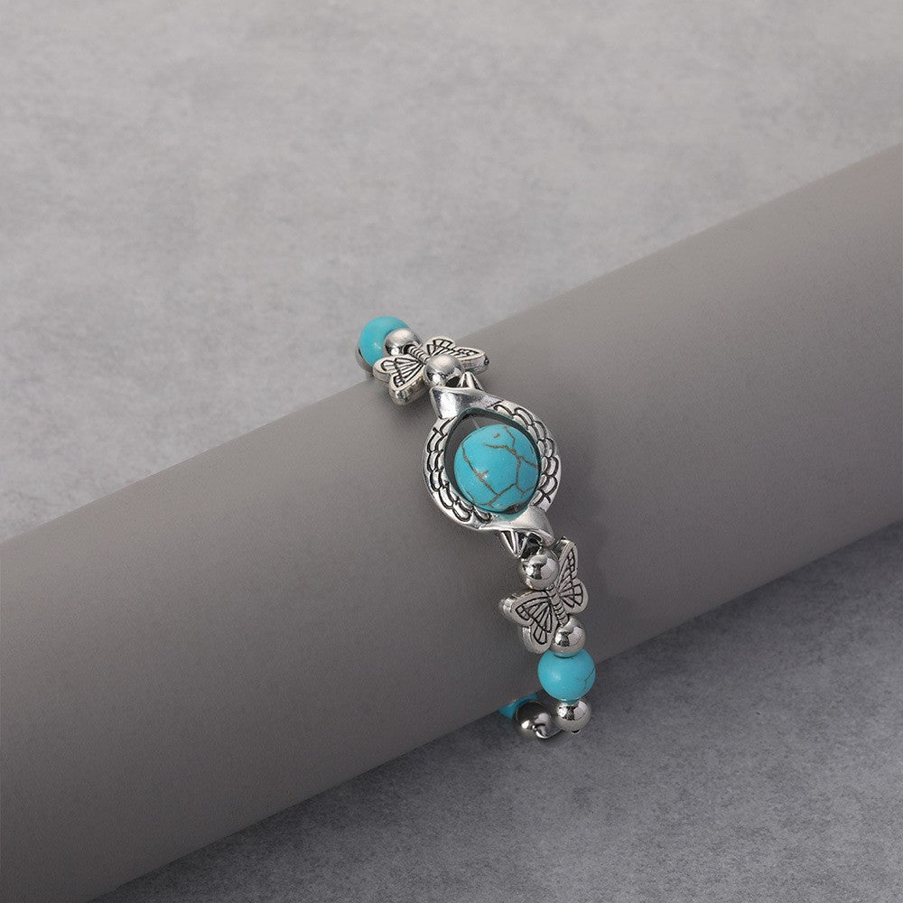 Turquoise Butterfly Bracelet