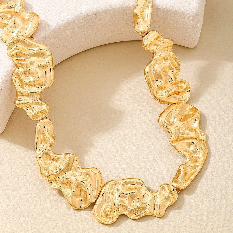 Liquid Gold Statement Necklace