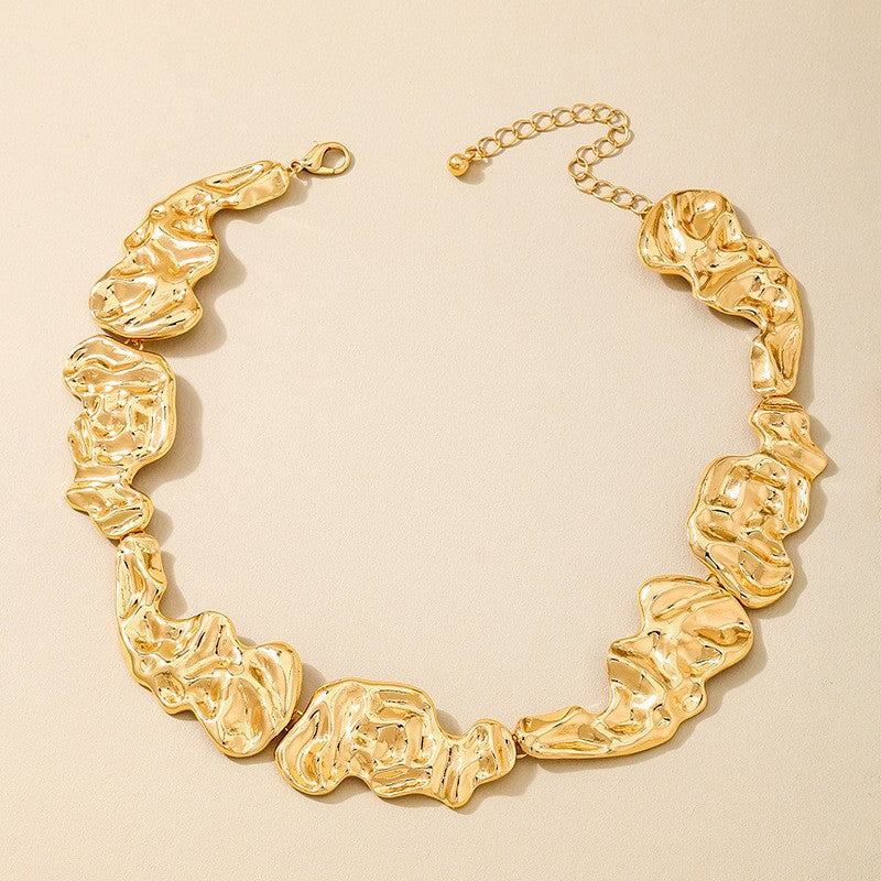 Liquid Gold Statement Necklace