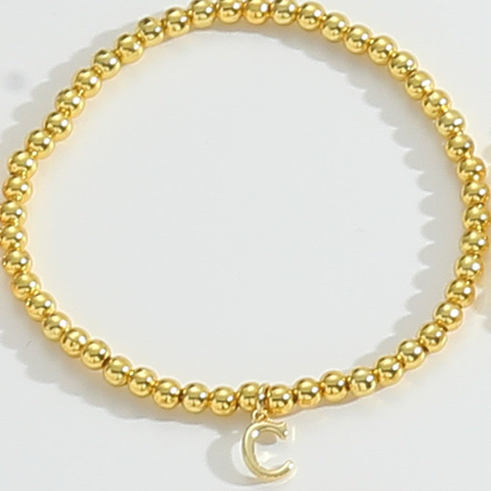 Alphabet Bead Bracelet