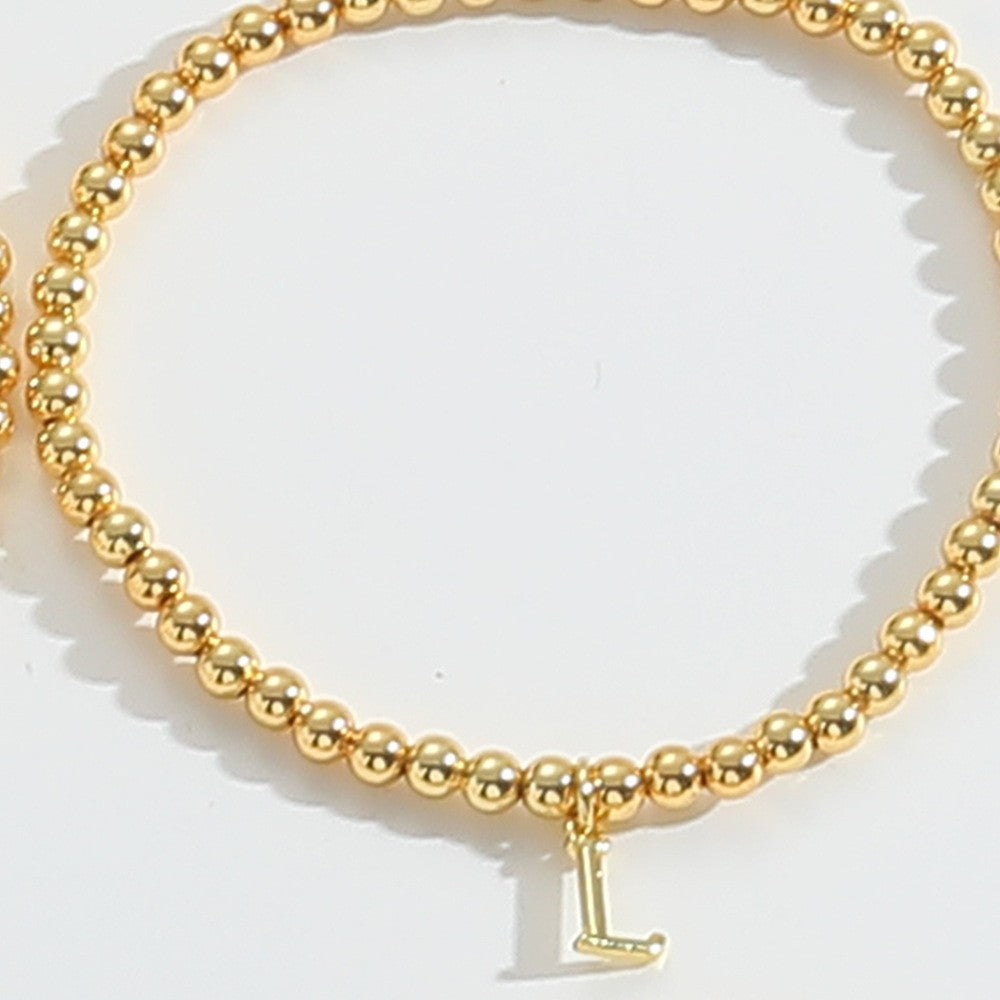 Alphabet Bead Bracelet